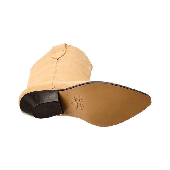 Isabel Marant Duerto Suede Cowboy Boot, Beige - Picture 4 of 5